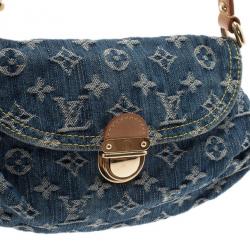 مملوكة مسبقًا Louis Vuitton Blue Monogram Denim Mini Pleaty