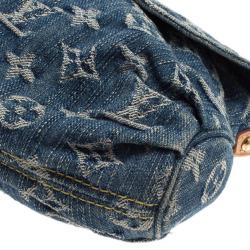 مملوكة مسبقًا Louis Vuitton Blue Monogram Denim Mini Pleaty