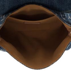 مملوكة مسبقًا Louis Vuitton Blue Monogram Denim Mini Pleaty