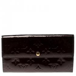 Louis Vuitton Amarante Monogram Vernis Sarah Wallet