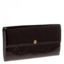 Louis Vuitton Amarante Monogram Vernis Sarah Wallet