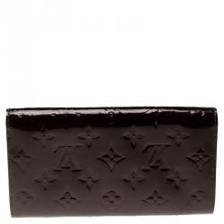 Louis Vuitton Amarante Monogram Vernis Sarah Wallet