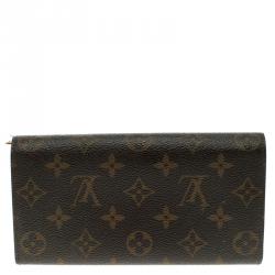 مملوكة مسبقًا محفظة لوي فيتون سارا كانفاس مونوغرامي