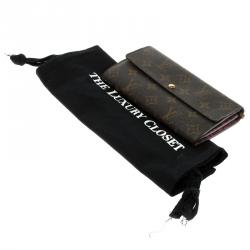 مملوكة مسبقًا محفظة لوي فيتون سارا كانفاس مونوغرامي