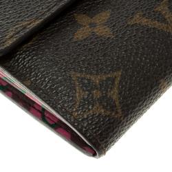 مملوكة مسبقًا محفظة لوي فيتون سارا كانفاس مونوغرامي