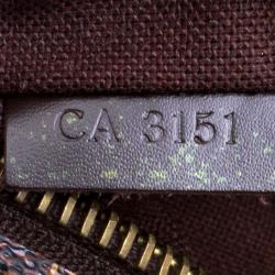 Pre Owned Louis Vuitton Damier Ebene Canvas Brooklyn GM Messenger Bag