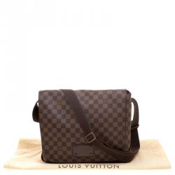 Pre Owned Louis Vuitton Damier Ebene Canvas Brooklyn GM Messenger Bag