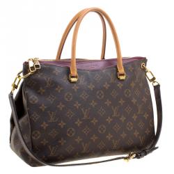 Pre Owned Louis Vuitton Aurore Monogram Canvas Pallas Bag