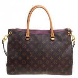 Pre Owned Louis Vuitton Aurore Monogram Canvas Pallas Bag