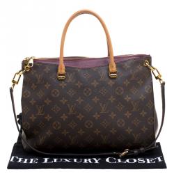 Pre Owned Louis Vuitton Aurore Monogram Canvas Pallas Bag
