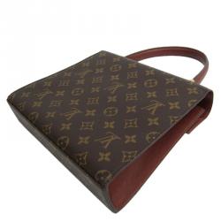 Louis Vuitton Damier Ebene Canvas Malesherbes Top Handle Bag Louis Vuitton  | The Luxury Closet