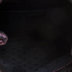 مملوكة مسبقًا حقيبة كلتش لوي فيتون آلتاير اصدار محدود جاكارد مونوغرامي مارين زرقاء