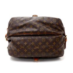 Pre Owned Louis Vuitton Monogram Canvas Saumur 35 Bag