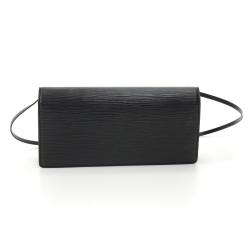 Pre Owned Louis Vuitton Noir Epi Leather Honfleur Clutch Bag