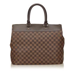 Pre Owned Louis Vuitton Damier Ebene Canvas Greenwich PM Bag