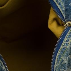 مملوكة مسبقًا Louis Vuitton Blue Monogram Denim Baggy GM