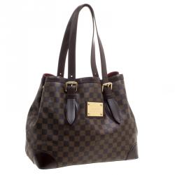 Pre Owned حقيبة لوي فيتون هامستيد كانفاس دامييه أيبين MM