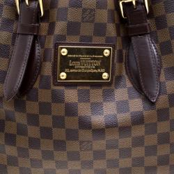 Pre Owned حقيبة لوي فيتون هامستيد كانفاس دامييه أيبين MM