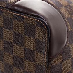 Pre Owned حقيبة لوي فيتون هامستيد كانفاس دامييه أيبين MM