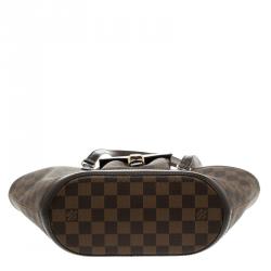 Pre Owned Louis Vuitton Damier Ebene Canvas Manosque PM Bag