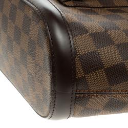 Pre Owned Louis Vuitton Damier Ebene Canvas Manosque PM Bag