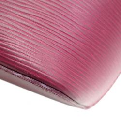 Pre Owned Louis Vuitton Red Epi Leather Neverfull MM