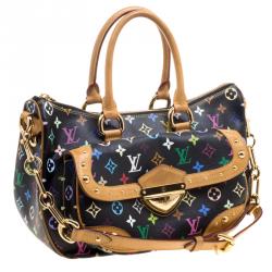 مملوكة مسبقًا حقيبة لوي فيتون ريتا كانفاس مونوغرامي متعددة الألوان سوداء