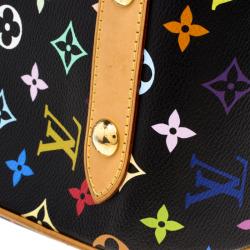 مملوكة مسبقًا حقيبة لوي فيتون ريتا كانفاس مونوغرامي متعددة الألوان سوداء