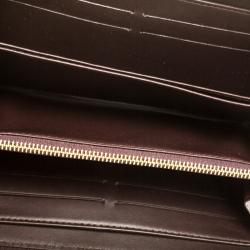 Louis Vuitton Amarante Monogram Vernis Zip Around Wallet