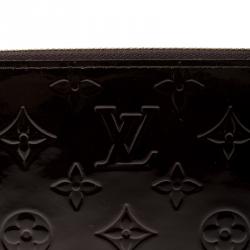 Louis Vuitton Amarante Monogram Vernis Zip Around Wallet