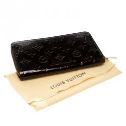 Louis Vuitton Amarante Monogram Vernis Zip Around Wallet