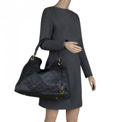 Pre Owned Louis Vuitton Bleu Infini Monogram Empreinte Leather Artsy MM Bag