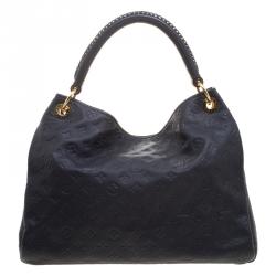 Pre Owned Louis Vuitton Bleu Infini Monogram Empreinte Leather Artsy MM Bag