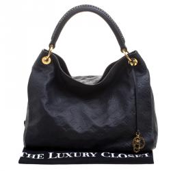 Pre Owned Louis Vuitton Bleu Infini Monogram Empreinte Leather Artsy MM Bag