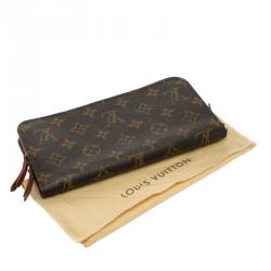 Pre Owned Louis Vuitton Burgundy Monogram Canvas Insolite Wallet