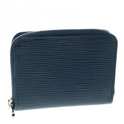 Louis Vuitton Saphir Epi Leather Zippy Coin Wallet