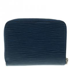 Louis Vuitton Saphir Epi Leather Zippy Coin Wallet