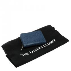 Louis Vuitton Saphir Epi Leather Zippy Coin Wallet