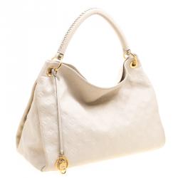 Pre Owned حقيبة لوي فيتون أرتسي جلد امبراينت مونوغرامي ثلجية MM