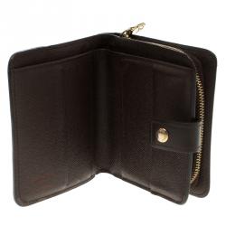 Pre Owned محفظة لوي فيتون زيبي كومباكت كانفاس دامييه أيبين