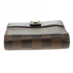 Pre Owned محفظة لوي فيتون زيبي كومباكت كانفاس دامييه أيبين