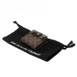 Pre Owned محفظة لوي فيتون زيبي كومباكت كانفاس دامييه أيبين