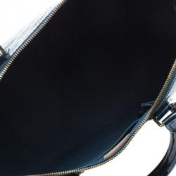 Pre Owned Louis Vuitton Green Monogram Vernis Alma GM