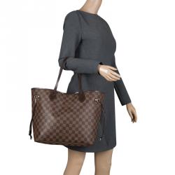 Louis Vuitton Damier Ebene Canvas Neverfull MM Bag