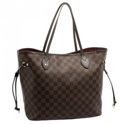 Louis Vuitton Damier Ebene Canvas Neverfull MM Bag