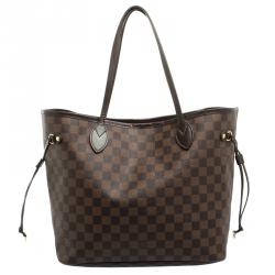 Louis Vuitton Damier Ebene Canvas Neverfull MM Bag
