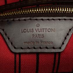 Louis Vuitton Damier Ebene Canvas Neverfull MM Bag