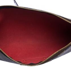 Pre Owned Louis Vuitton Damier Ebene Canvas Eva Pochette