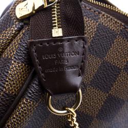 Pre Owned Louis Vuitton Damier Ebene Canvas Eva Pochette