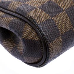 Pre Owned Louis Vuitton Damier Ebene Canvas Eva Pochette